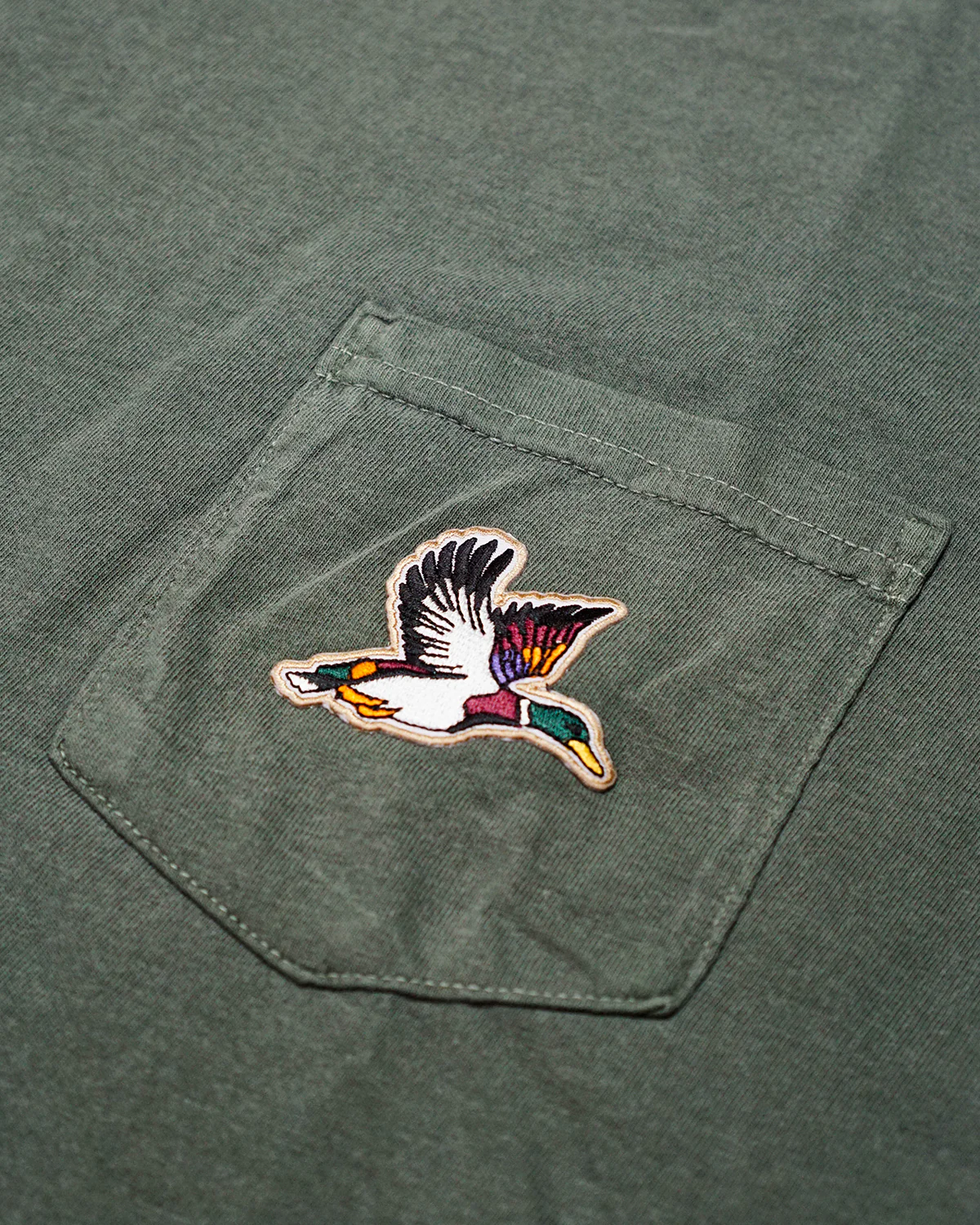 Mallard Reaction T Shirt - Moss - Image 2